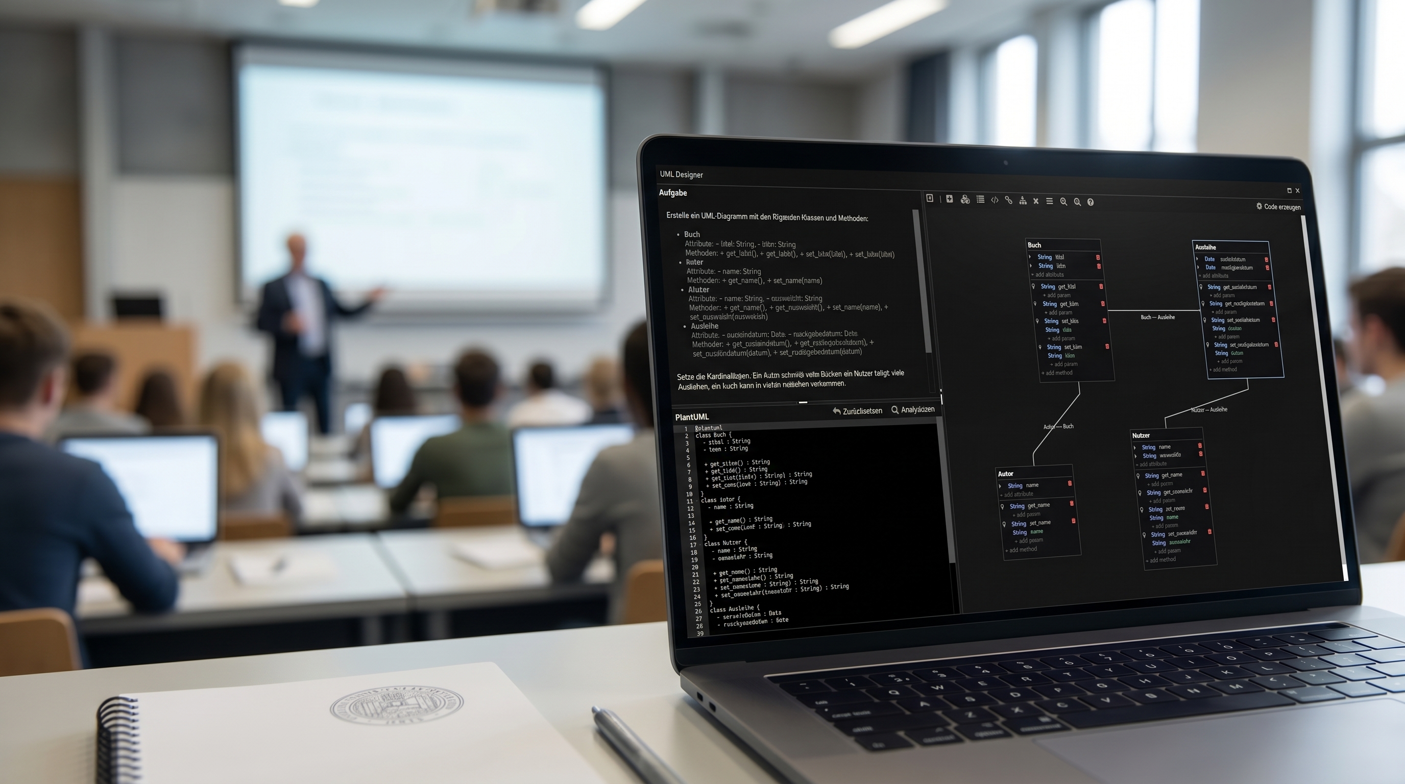 UML-Designer in CodeRoom