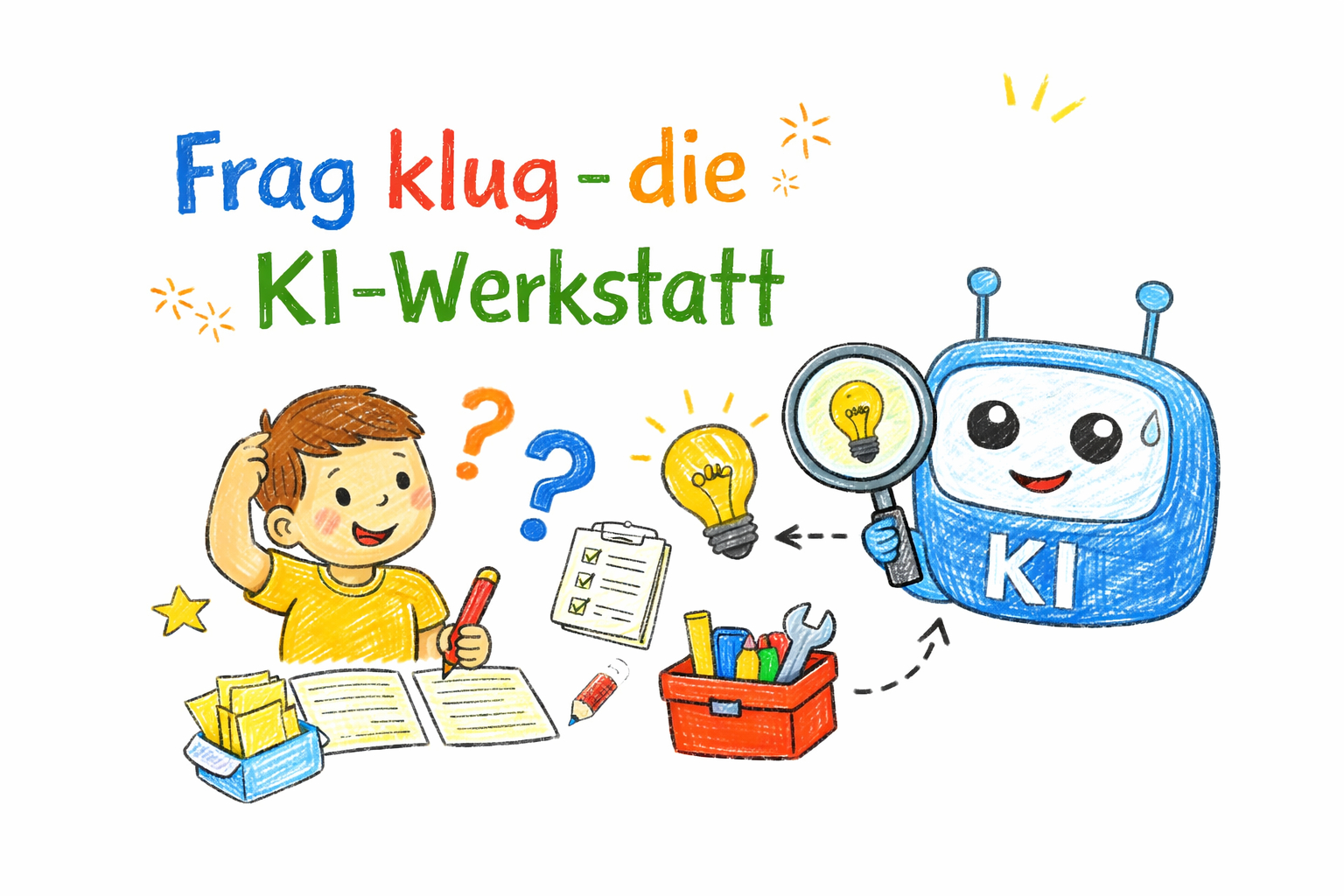 Frag klug – die KI-Werkstatt