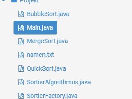 Projektmodus für komplexe Programmieraufgaben