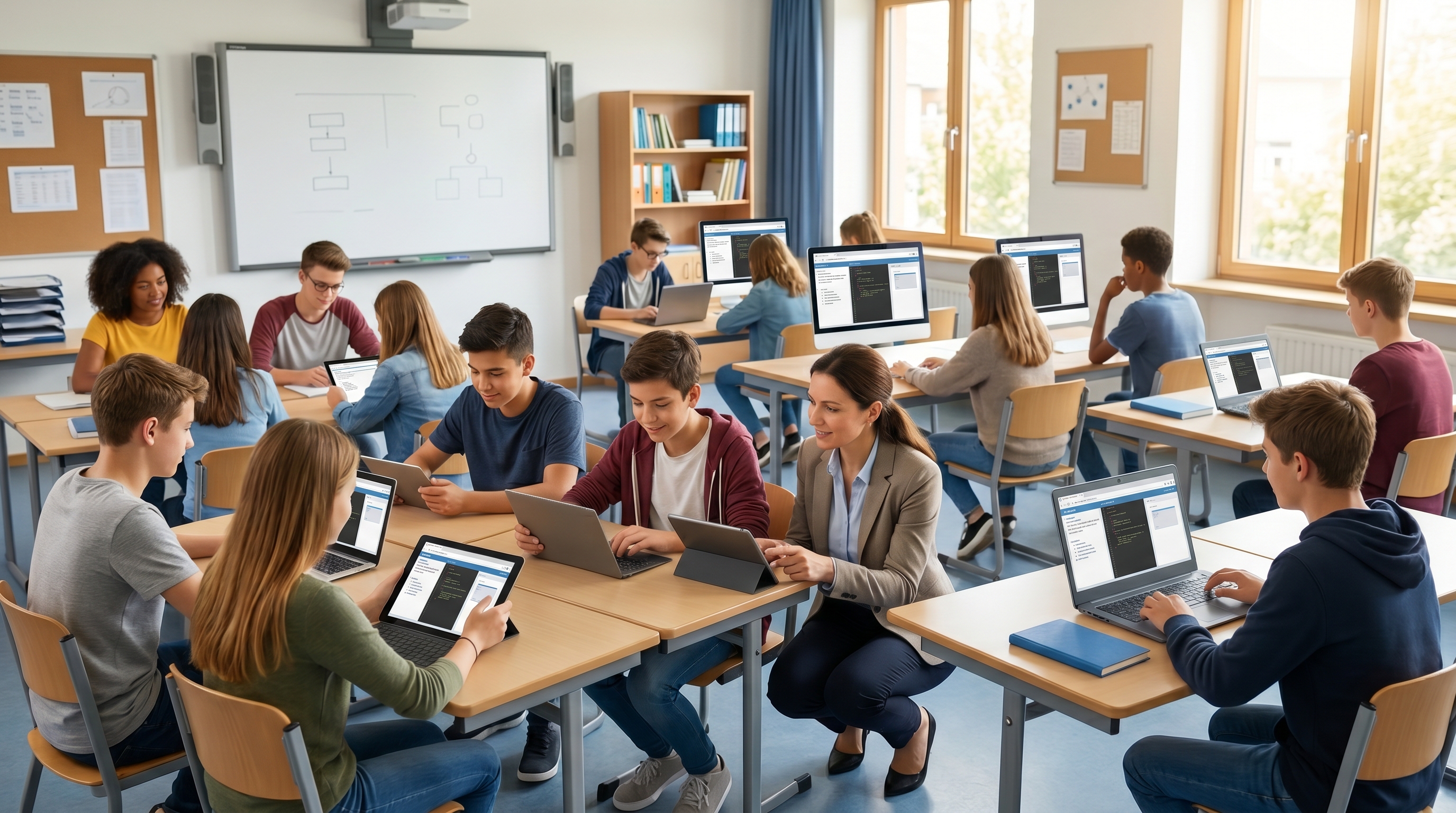 CodeRoom – Informatikunterricht ohne Computerraum